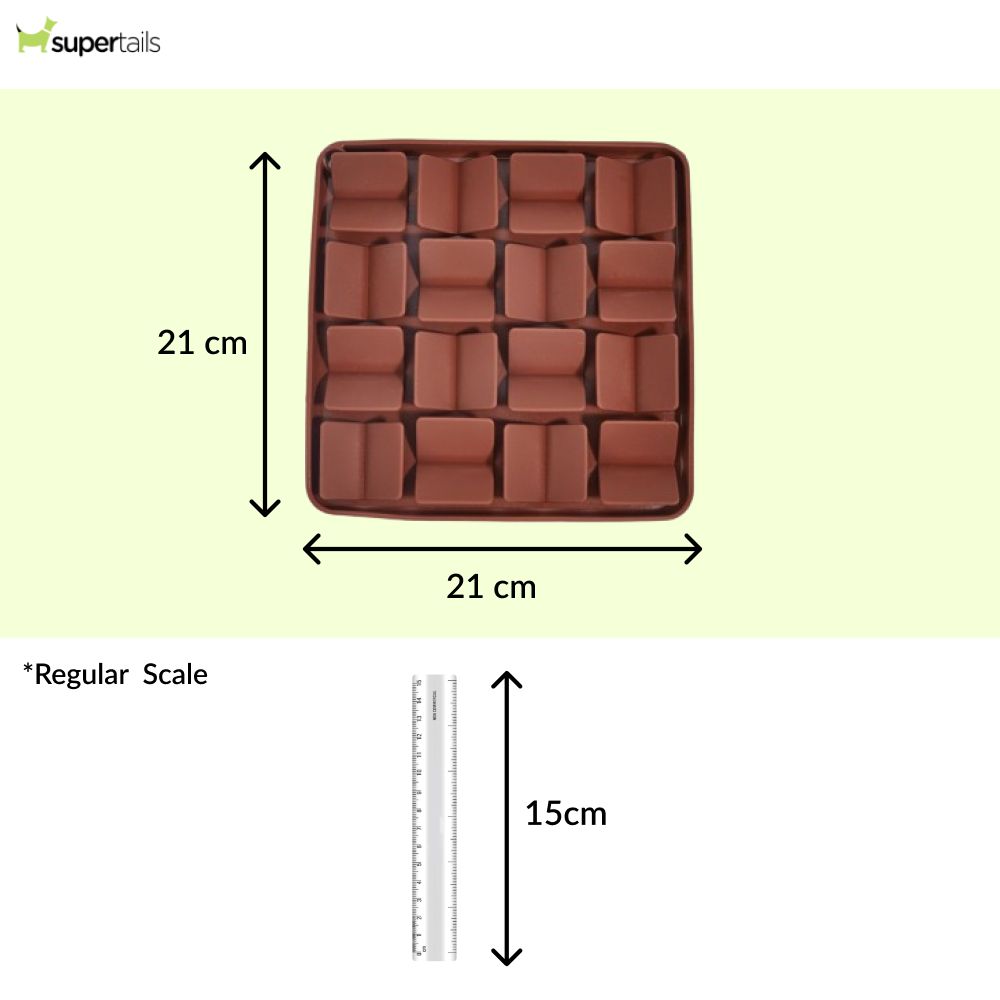 Barkbutler x Fofos Licking Mat for Dogs and Cat (Brown)