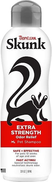 TropiClean Skunk Odor Control Dog & Cat Shampoo