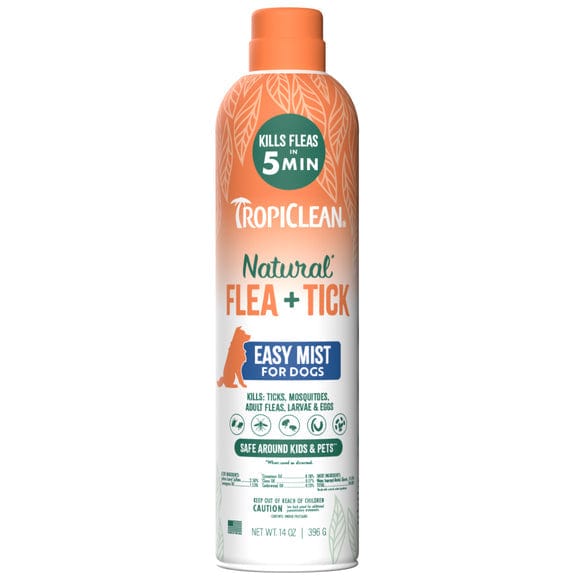 TropiClean Natural Flea & Tick Easy Mist Spray for Dogs