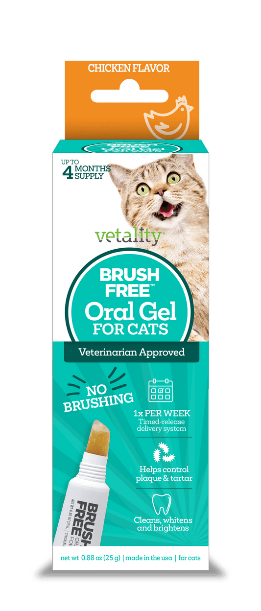 Vetality Brush Free Oral Gel for Cats