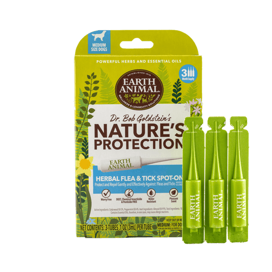 Earth Animal Nature's Protection? Flea & Tick Herbal Spot-On for Medium Dogs