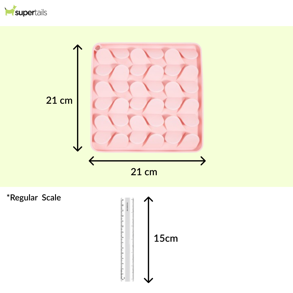 Barkbutler x Fofos Licking Mat for Dogs and Cat (Pink)