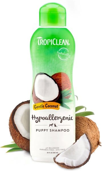 TropiClean Hypo-Allergenic Gentle Coconut Puppy & Kitten Shampoo