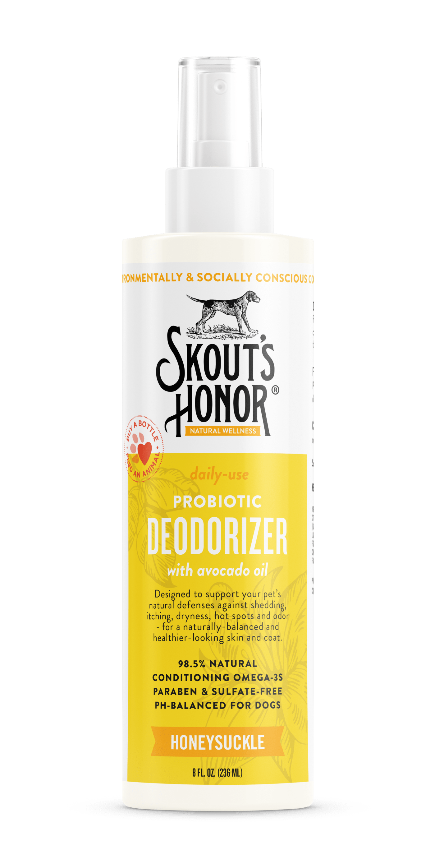 Skout's Honor Probiotic Honeysuckle Deodorizer For Dogs